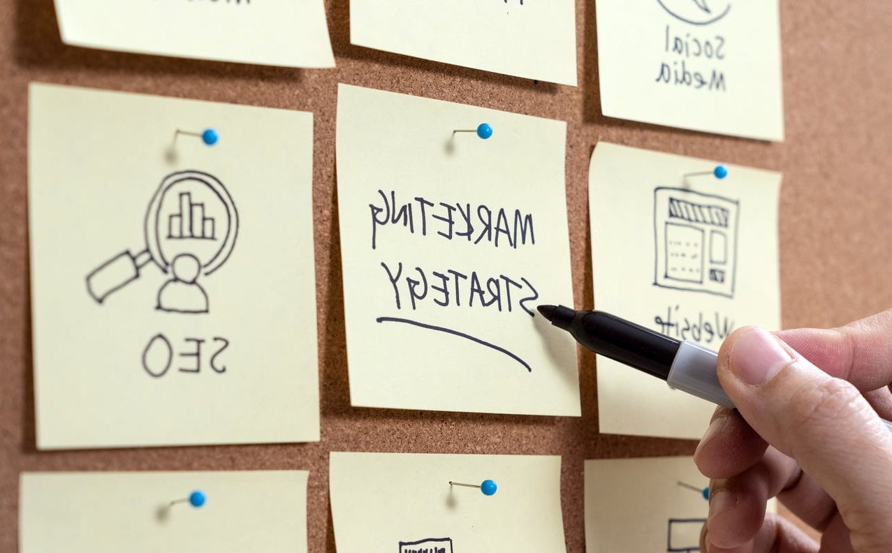 sitemap diagram sticky notes